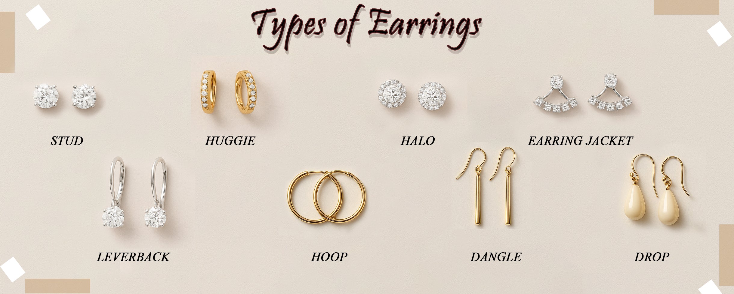 Earring Types. Sign Different Types of Earrings Trending in 2025 – Fascinating Diamonds