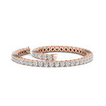 Load image into Gallery viewer, Tennis-Diamond-Bracelet-4-Carat-In-Rose-Gold-FDBRC8635ROANGLE4-4.00_20CT-NL-RG
