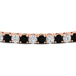 Load image into Gallery viewer, Tennis-Diamond-Bracelet-4-Carat-In-Rose-Gold-FDBRC8635ROGBLACKANGLE5-4.00_20CT-NL-RG
