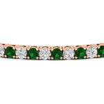 Load image into Gallery viewer, Tennis-Diamond-Bracelet-4-Carat-In-Rose-Gold-FDBRC8635ROGEMGRANGLE5-4.00_20CT-NL-RG

