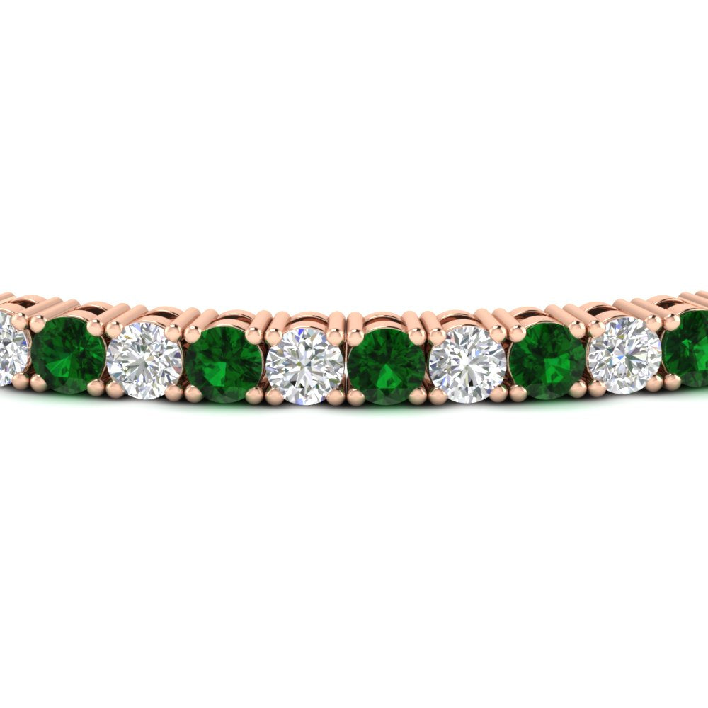 Tennis-Diamond-Bracelet-4-Carat-In-Rose-Gold-FDBRC8635ROGEMGRANGLE5-4.00_20CT-NL-RG