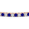Load image into Gallery viewer, Tennis-Diamond-Bracelet-4-Carat-In-Rose-Gold-FDBRC8635ROGSABLANGLE5-4.00_20CT-NL-RG