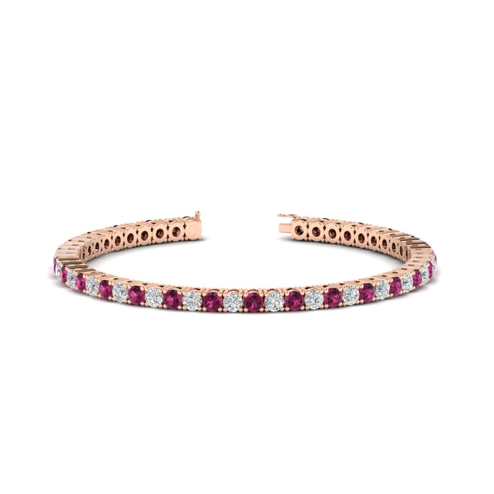 Tennis-Diamond-Bracelet-4-Carat-In-Rose-Gold-FDBRC8635ROGSADRPI-4.00_20CT-NL-RG