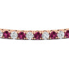 Load image into Gallery viewer, Tennis-Diamond-Bracelet-4-Carat-In-Rose-Gold-FDBRC8635ROGSADRPIANGLE5-4.00_20CT-NL-RG