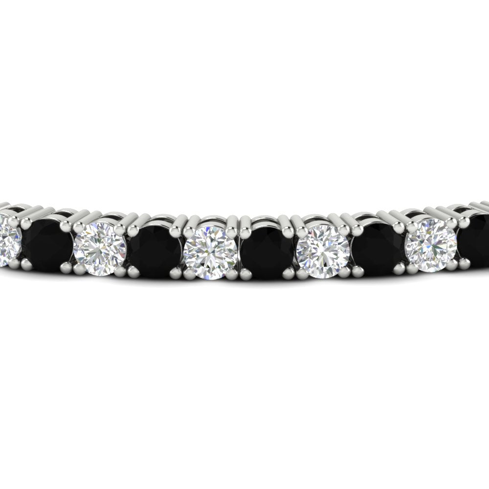 Tennis-Diamond-Bracelet-4-Carat-In-White-Gold-FDBRC8635ROGBLACKANGLE5-4.00_CT-NL-WG