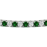 Load image into Gallery viewer, Tennis-Diamond-Bracelet-4-Carat-In-White-Gold-FDBRC8635ROGEMGRANGLE5-4.00_CT-NL-WG
