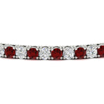Load image into Gallery viewer, Tennis-Diamond-Bracelet-4-Carat-In-White-Gold-FDBRC8635ROGRUDRANGLE5-4.00_CT-NL-WG
