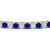 Load image into Gallery viewer, Tennis-Diamond-Bracelet-4-Carat-In-White-Gold-FDBRC8635ROGSABLANGLE5-4.00_CT-NL-WG