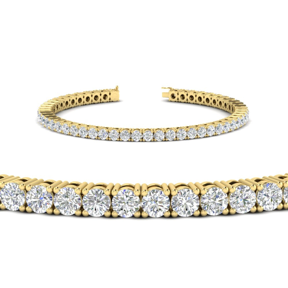 Tennis-Diamond-Bracelet-4-Carat-In-Yellow-Gold-FDBRC8635ROANGLE2-4.00_20CT-NL-YG