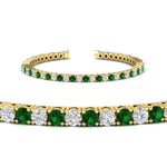 Load image into Gallery viewer, Tennis-Diamond-Bracelet-4-Carat-In-Yellow-Gold-FDBRC8635ROGEMGRANGLE2-4.00_CT-NL-YG
