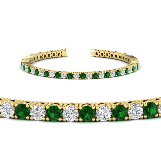 Tennis-Diamond-Bracelet-4-Carat-In-Yellow-Gold-FDBRC8635ROGEMGRANGLE2-4.00_CT-NL-YG