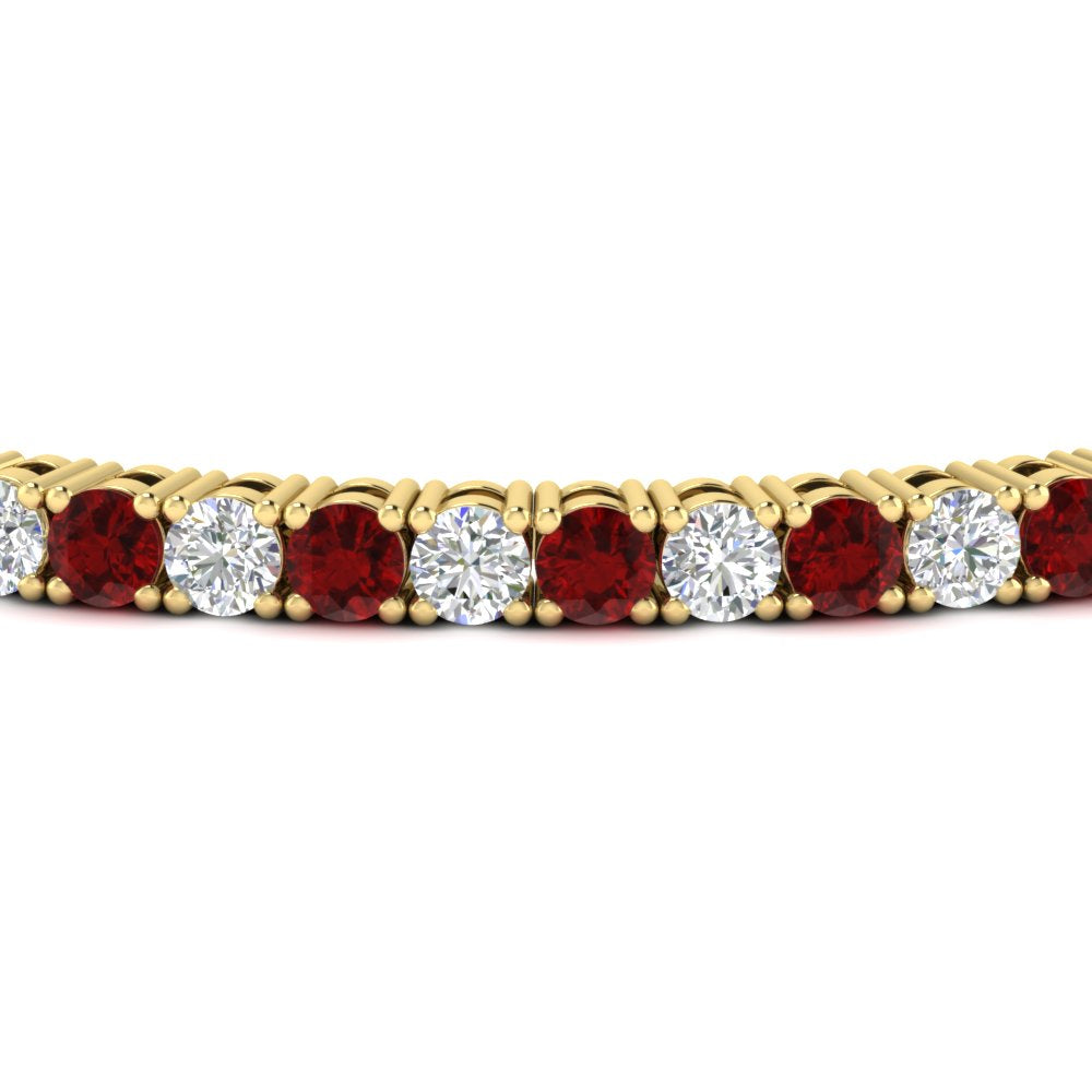 Tennis-Diamond-Bracelet-4-Carat-In-Yellow-Gold-FDBRC8635ROGRUDRANGLE5-4.00_CT-NL-YG