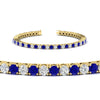 Load image into Gallery viewer, Tennis-Diamond-Bracelet-4-Carat-In-Yellow-Gold-FDBRC8635ROGSABLANGLE2-4.00_CT-NL-YG