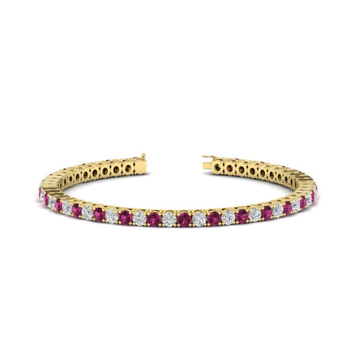 Tennis-Diamond-Bracelet-4-Carat-In-Yellow-Gold-FDBRC8635ROGSADRPI-4.00_CT-NL-YG