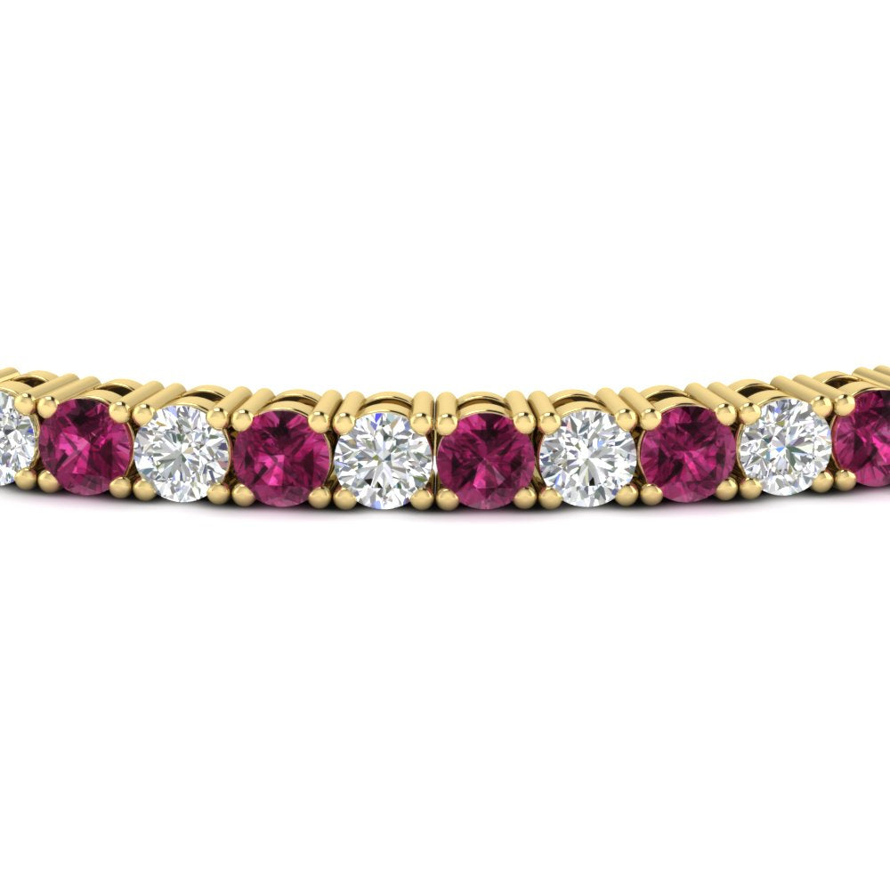 Tennis-Diamond-Bracelet-4-Carat-In-Yellow-Gold-FDBRC8635ROGSADRPIANGLE5-4.00_CT-NL-YG