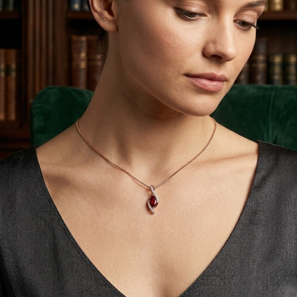 The Best Ruby Anniversary Pendant Formats: