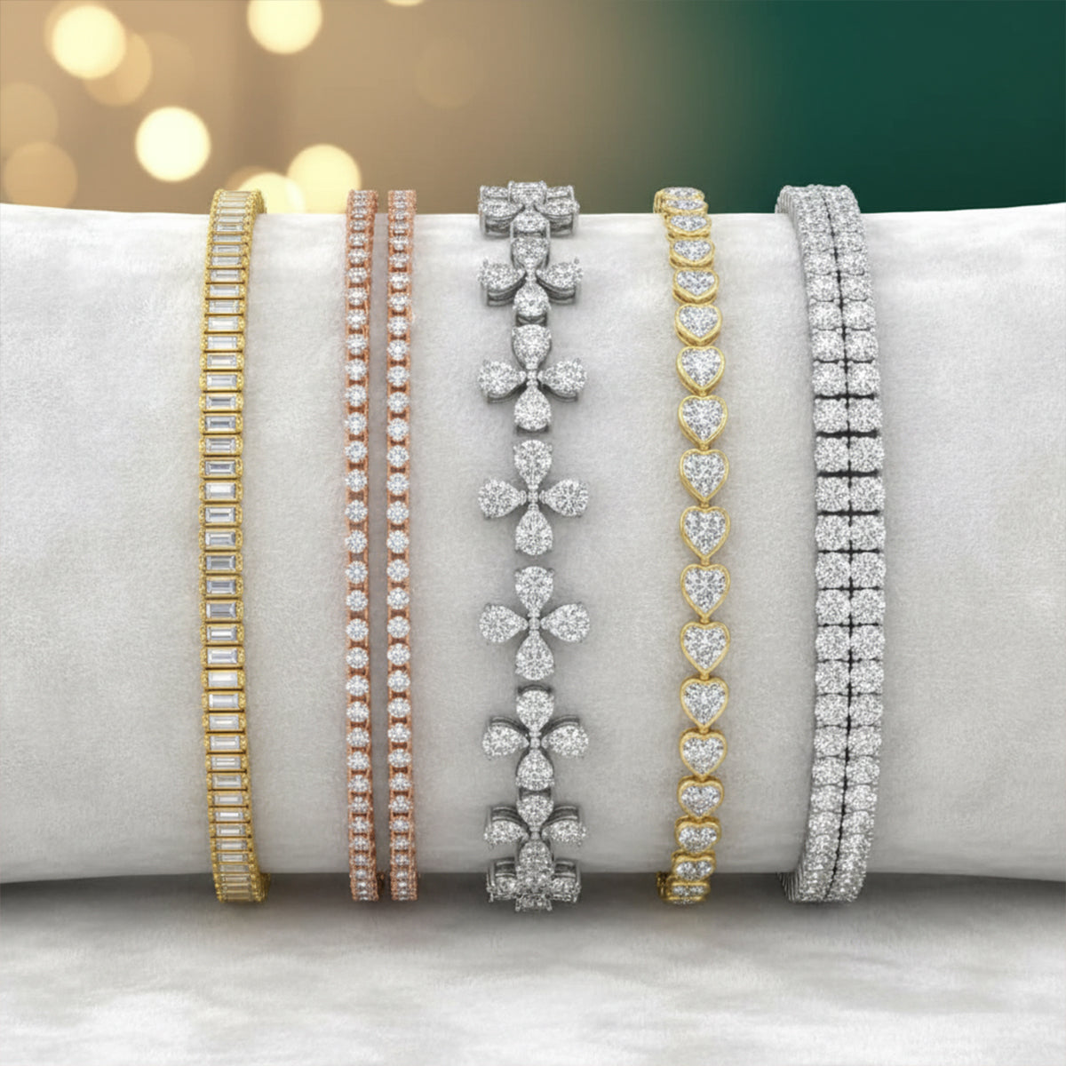 The Modern Tennis Bracelet Trend