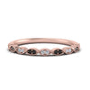 Load image into Gallery viewer, Thin-Stacking-Vintage-Wedding-Ring-with-black-diamond-in-rose-gold-FD9489BGBLACK-NL-RG.jpg