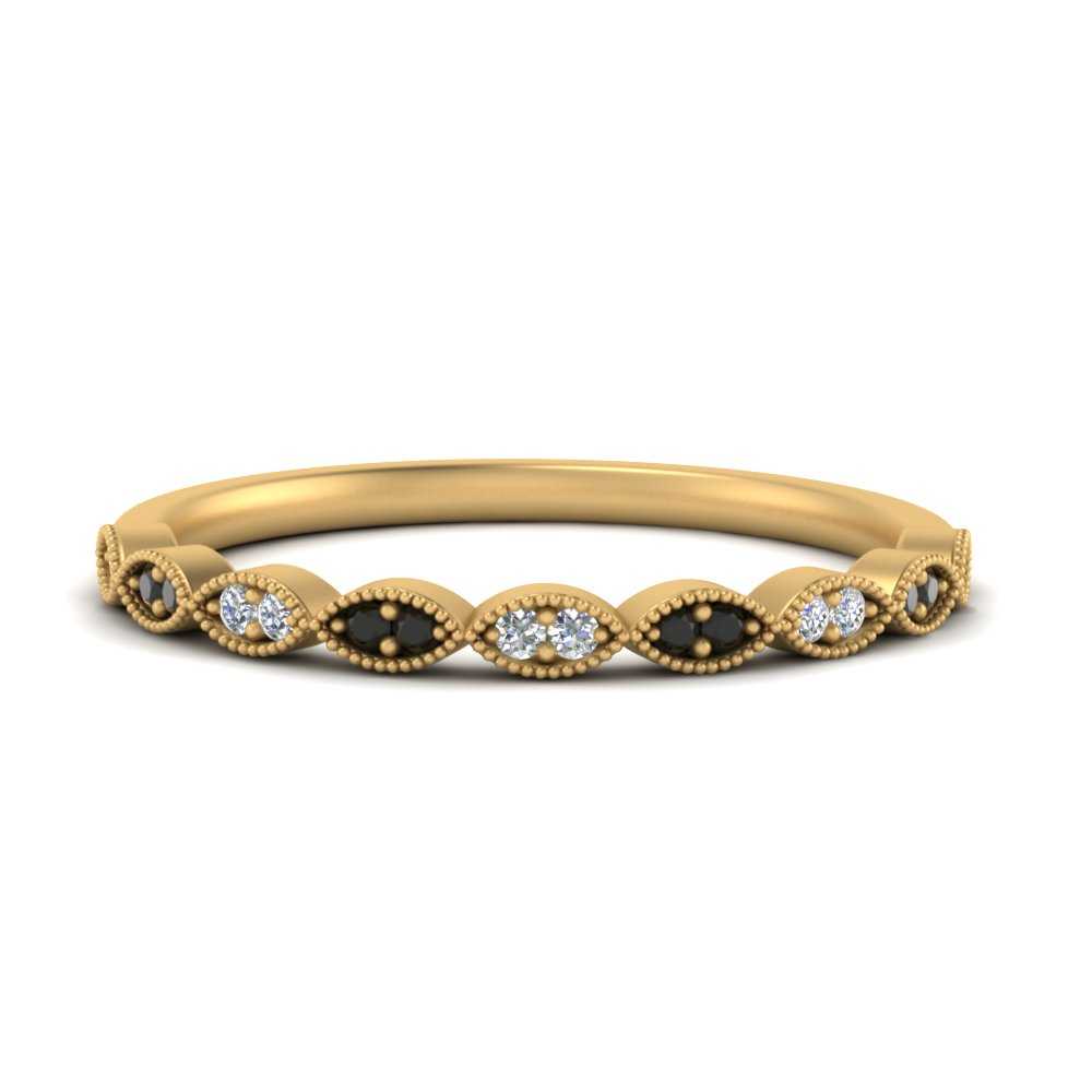 Thin-Stacking-Vintage-Wedding-Ring-with-black-diamond-in-yellow-gold-FD9489BGBLACK-NL-YG.jpg