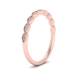 Load image into Gallery viewer, Thin-Stacking-Vintage-diamond-Wedding-Ring-in-rose-gold-FD9489B-NL-RG.jpg

