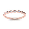 Load image into Gallery viewer, Thin-Stacking-Vintage-diamond-Wedding-Ring-in-rose-gold-FD9489B-NL-RG.jpg