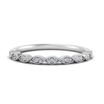 Load image into Gallery viewer, Thin-Stacking-Vintage-diamond-Wedding-Ring-in-white-gold-FD9489B-NL-WG.jpg
