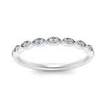 Load image into Gallery viewer, Thin-Stacking-Vintage-diamond-Wedding-Ring-in-white-gold-FD9489B-NL-WG.jpg
