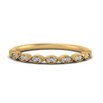 Load image into Gallery viewer, Thin-Stacking-Vintage-diamond-Wedding-Ring-in-yellow-gold-FD9489B-NL-YG.jpg
