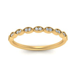 Load image into Gallery viewer, Thin-Stacking-Vintage-diamond-Wedding-Ring-in-yellow-gold-FD9489B-NL-YG.jpg
