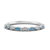 Load image into Gallery viewer, Thin-Stacking-Vintage-diamond-Wedding-Ring-with-blue-topaz-in-white-gold-FD9489BGICBLTO-NL-WG.jpg