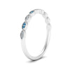 Load image into Gallery viewer, Thin-Stacking-Vintage-diamond-Wedding-Ring-with-blue-topaz-in-white-gold-FD9489BGICBLTO-NL-WG.jpg