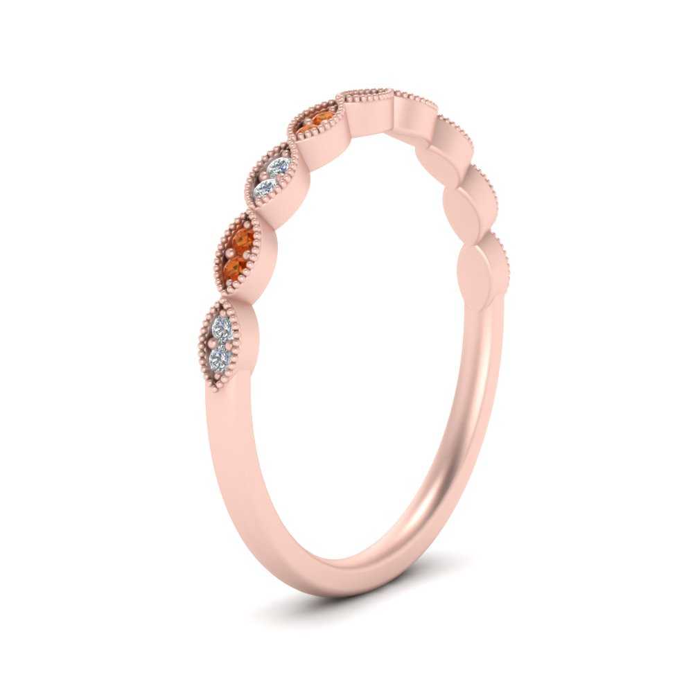 Thin-Stacking-Vintage-diamond-Wedding-Ring-with-orange-sapphire-in-rose-gold-FD9489BGSAOR-NL-RG.jpg