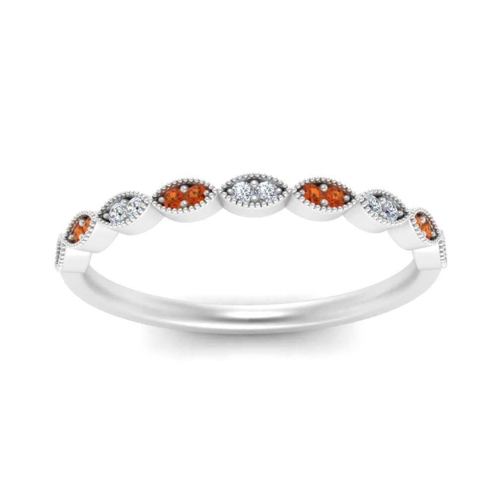 Thin-Stacking-Vintage-diamond-Wedding-Ring-with-orange-sapphire-in-white-gold-FD9489BGSAOR-NL-WG.jpg