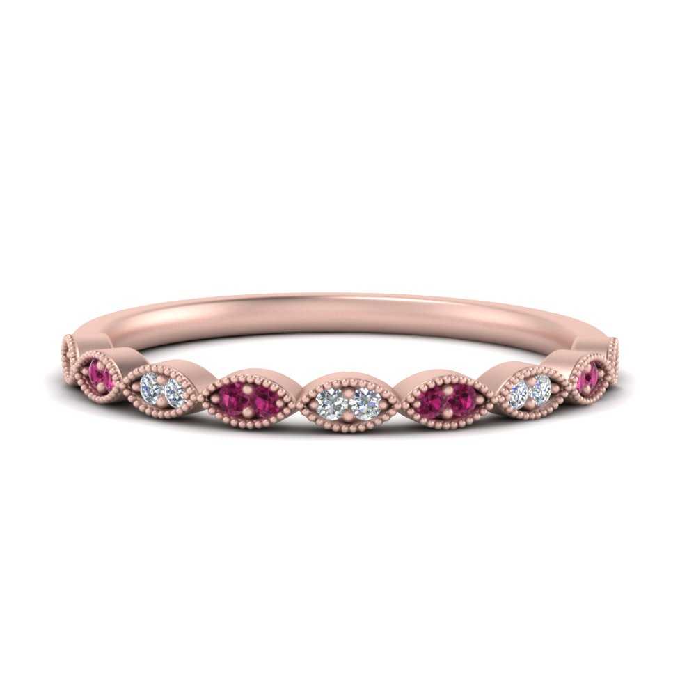 Thin-Stacking-Vintage-diamond-Wedding-Ring-with-pink-sapphire-in-rose-gold-FD9489BGSADRPI-NL-RG.jpg