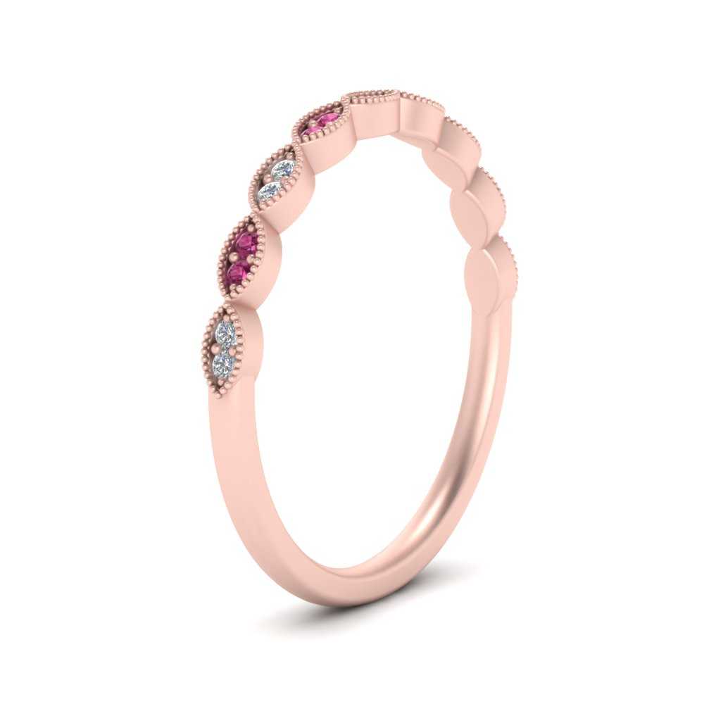Thin-Stacking-Vintage-diamond-Wedding-Ring-with-pink-sapphire-in-rose-gold-FD9489BGSADRPI-NL-RG.jpg