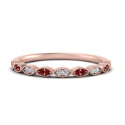 Thin-Stacking-Vintage-diamond-Wedding-Ring-with-ruby-in-rose-gold-FD9489BGRUDR-NL-RG.jpg