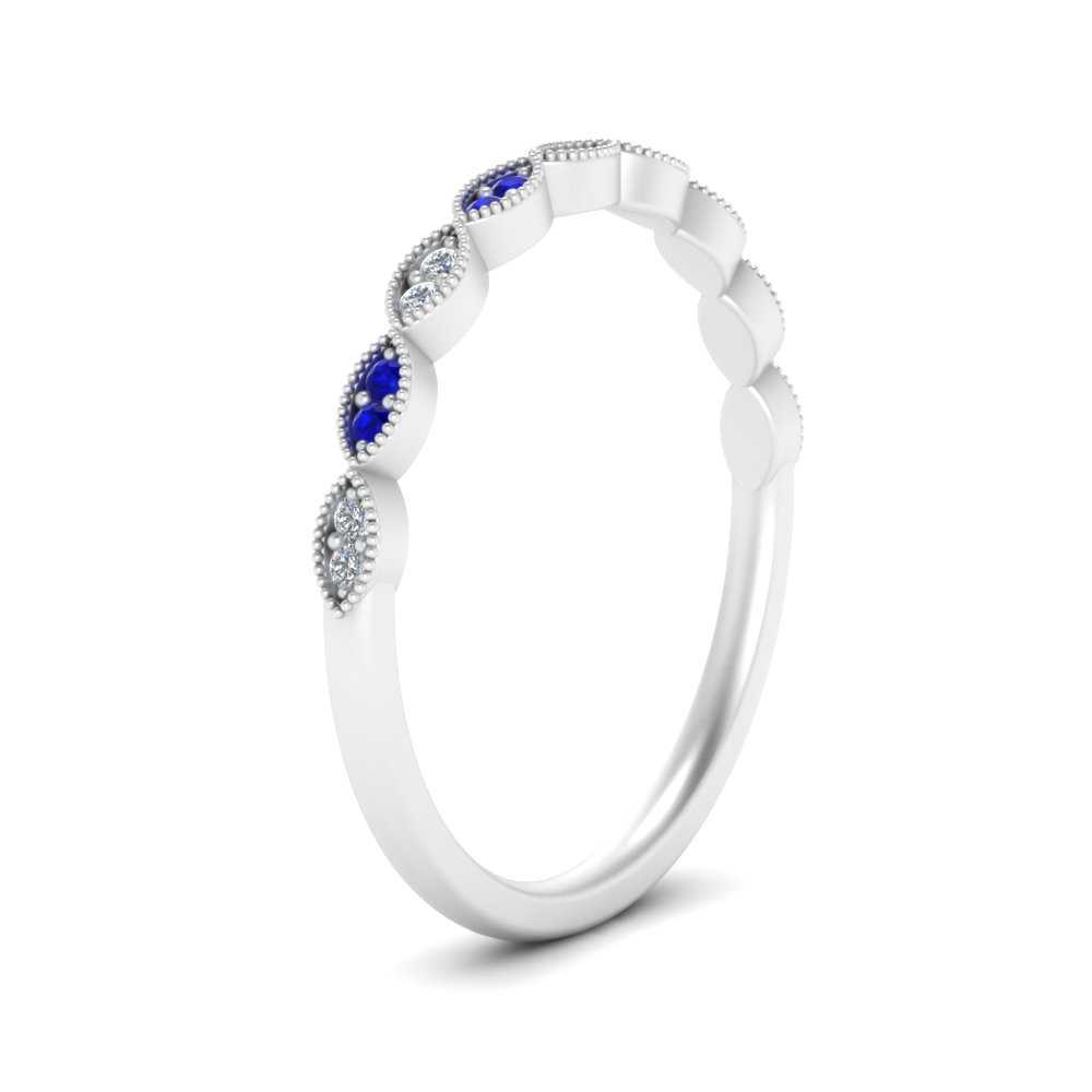 Thin-Stacking-Vintage-diamond-Wedding-Ring-with-sapphire-in-white-gold-FD9489BGSABL-NL-WG.jpg