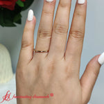 Load image into Gallery viewer, Thin-space-out-stackable-diamond-band-in-14k-yellow-gold-fdewb9437ror-1