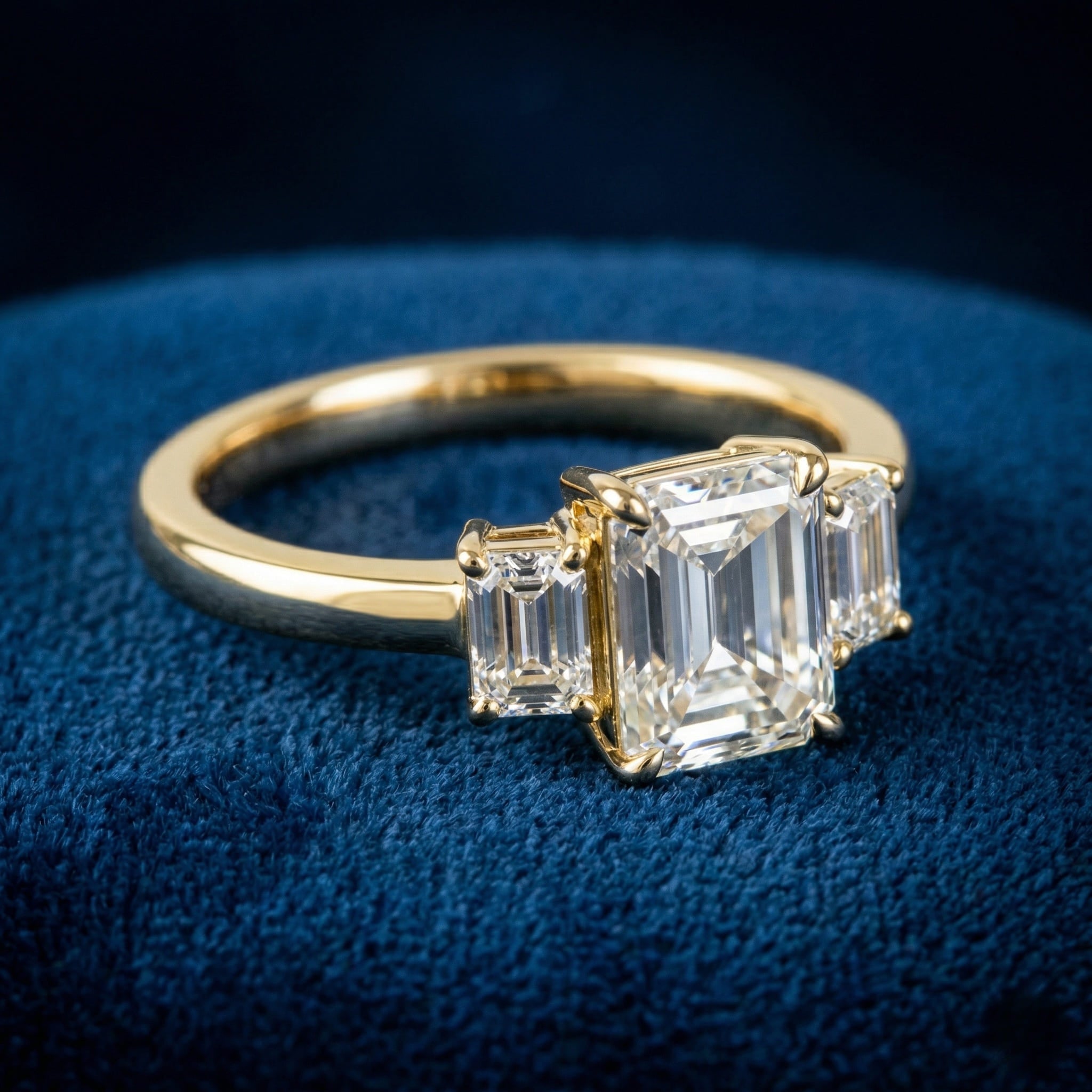 7. Three Stone Setting