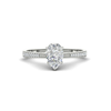 Load image into Gallery viewer, Timeless-pear-cut-cathedral-pave-diamond-engagement-ring-in-white-gold-FD11145PER-NL-WG