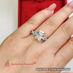 Load image into Gallery viewer, Trellis_Twisted_3_Stone_Radiant_Cut_Lab_Diamond_Ring_With_Blue_Topaz_In_14K_White_Gold-FD10257R_1_28433ac6-6301-48ec-9a1e-c74c619d8bb3?v=1756181918
