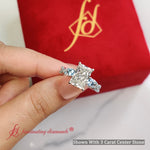 Load image into Gallery viewer, Trellis_Twisted_3_Stone_Radiant_Cut_Lab_Diamond_Ring_With_Blue_Topaz_In_14K_White_Gold-FD10257R_8_f9e8087b-0159-4322-b6a2-1d0ca34b677f?v=1756181918
