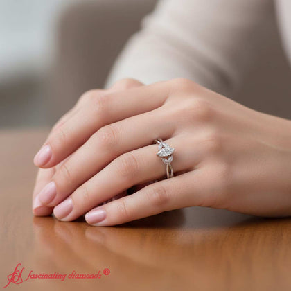 Twisted-Marquise-Cut-Diamond-Ring-In-White-Gold-FD8300MQR-1