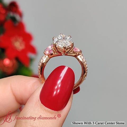 Twisted-Split-Marquise-Cut-Vine-Lab-Diamond-Engagement-Ring-With-Pink-Sapphire-In-18k-Rose-Gold-FDENR3211R-9