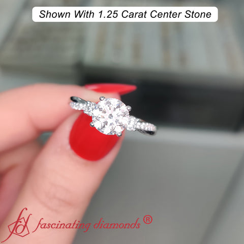 Twisted_Vine_Vintage_Round_Cut_Lab_Diamond_Engagement_Ring_In_18K_White_Gold-FD10981ROR-3