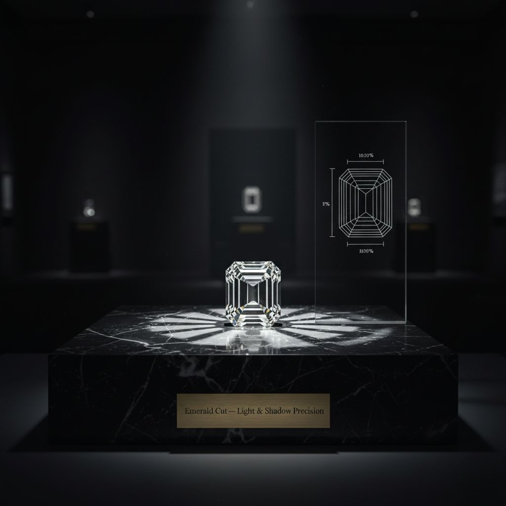 2. Unique Effect of Emerald Shaped Diamonds