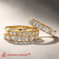 Thumbnail 77 - 2.50 Carat Art Deco Diamond Eternity Band