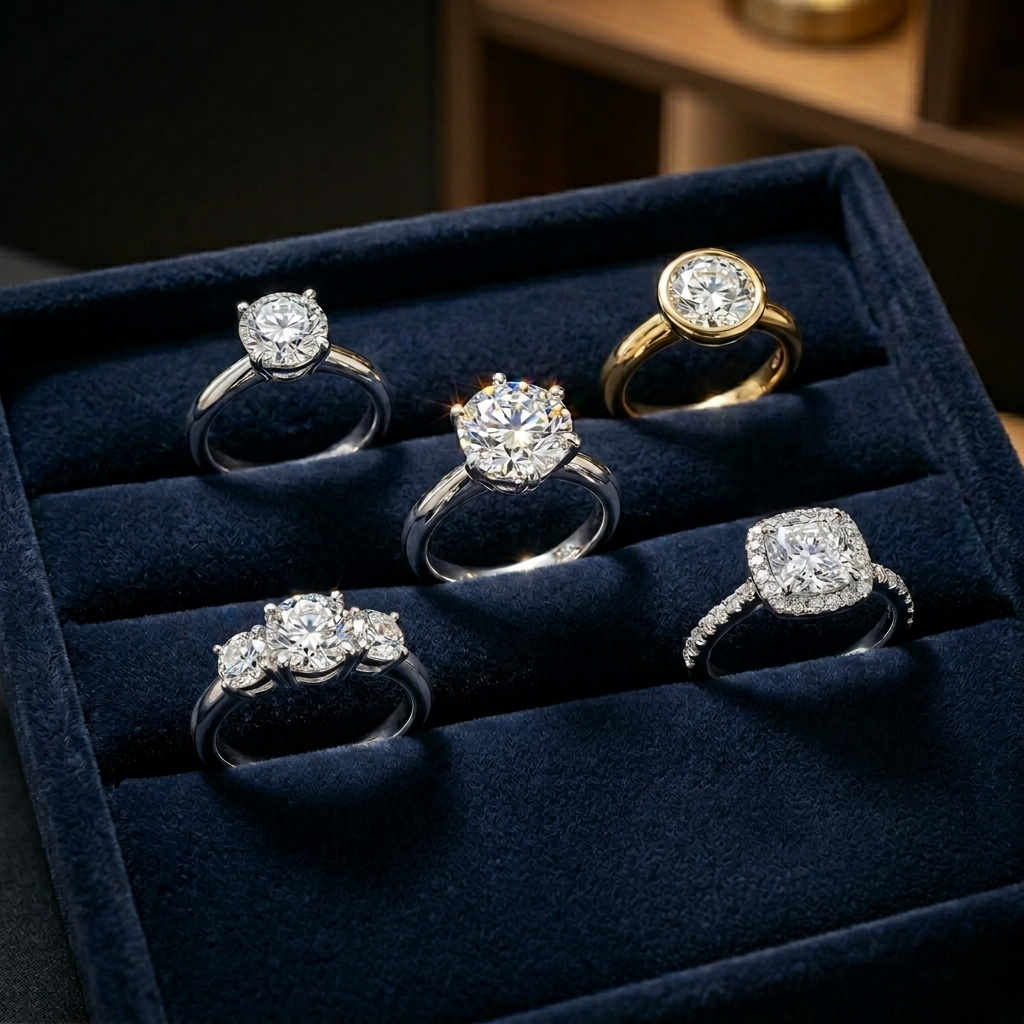 VVS1 Diamonds in Engagement Rings