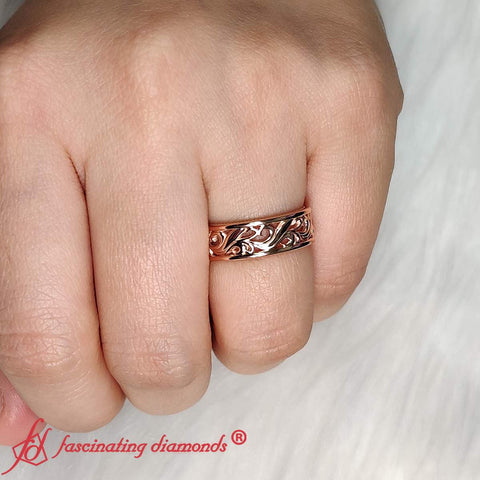 Vintage-mens-filigree-wedding-band-in-rose-gold-fdm9201-3
