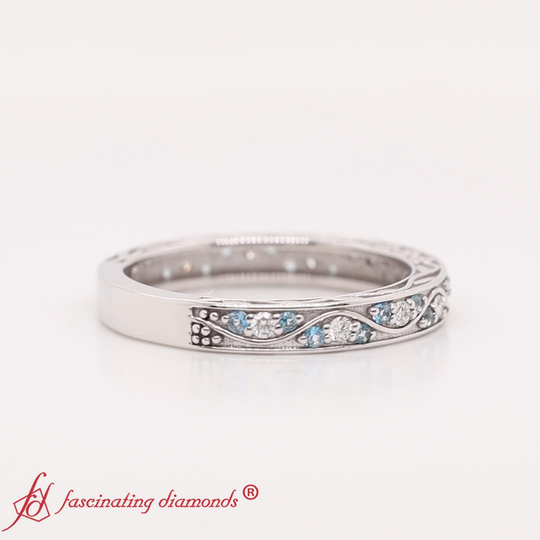 VintageLookingPaveLabDiamondRingWithBlueTopazIn18kWhiteGold-FDENS3543B-5